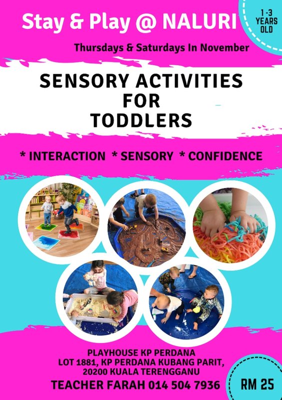 Stay & Play @ NALURI (SP@N) Sensory Activities For Toddlers